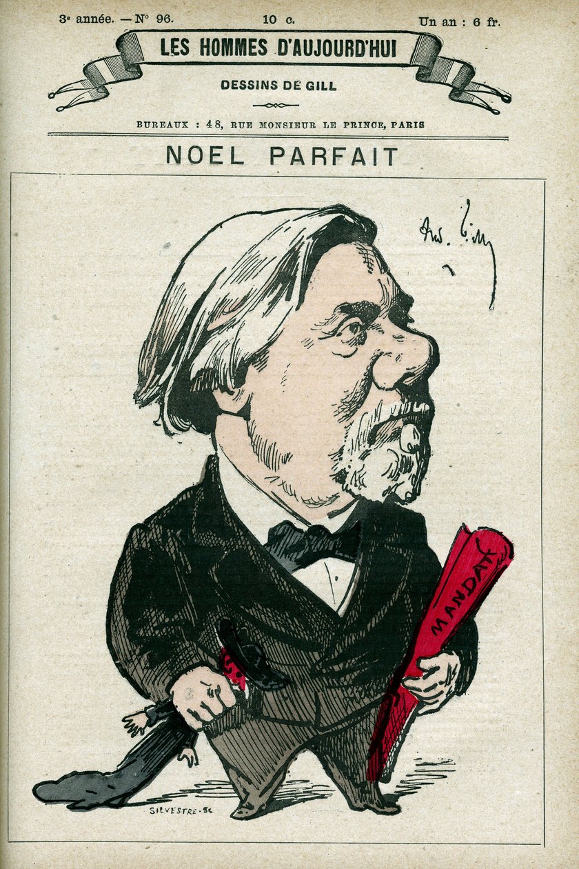 Portrait de Noel Parfait - Andre Gill