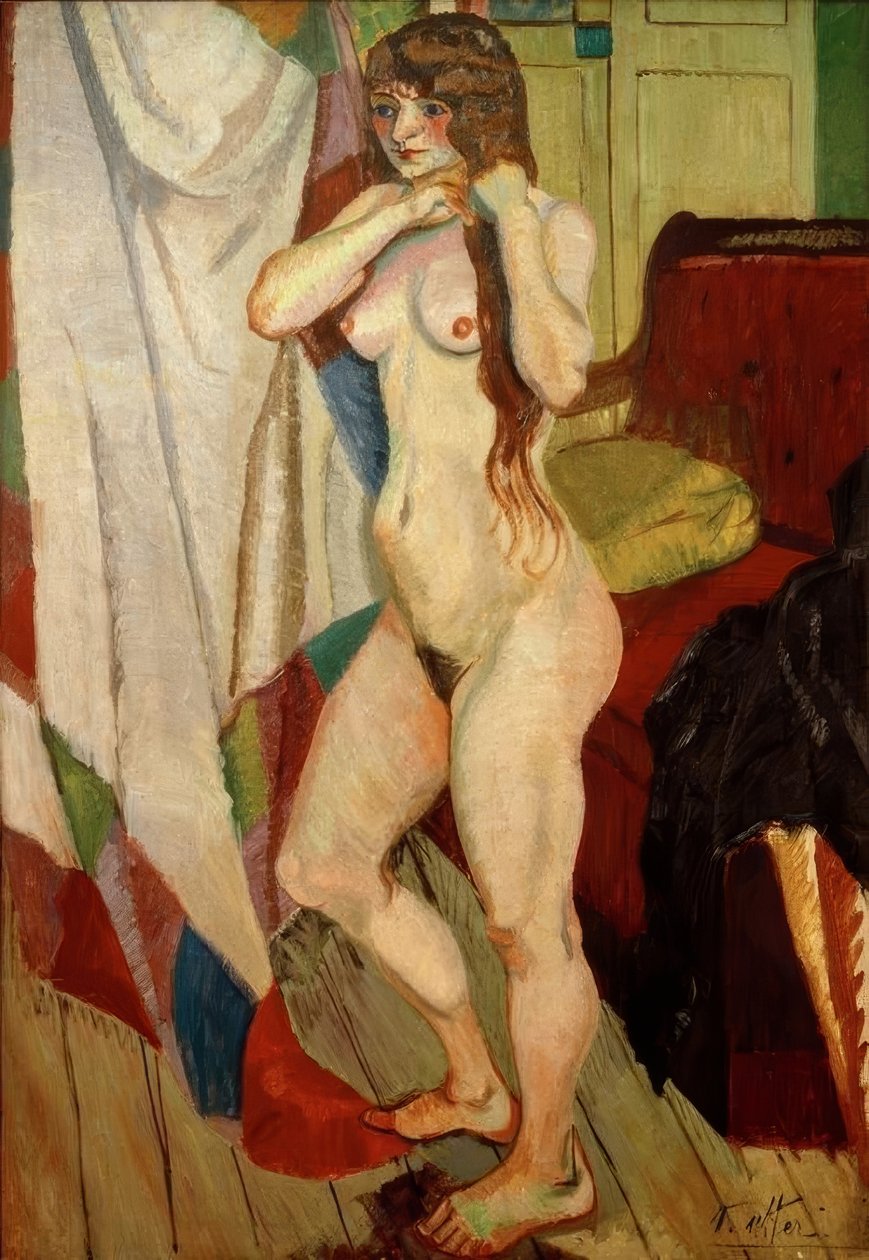 Suzanne Valadon se coiffant - Andre Utter
