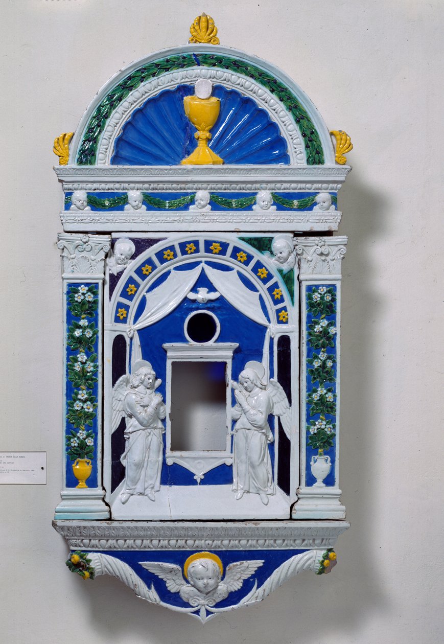 Ciboire en terre cuite émaillée, c.1505 - Andrea Della Robbia