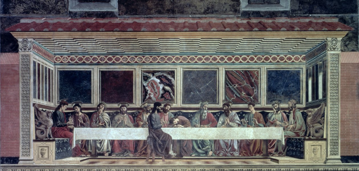 La Cène, c.1447 - Andrea del Castagno