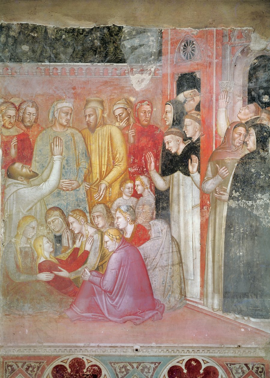 Un miracle de Saint Pierre Martyr, c.1365-67 - Andrea di Bonaiuto