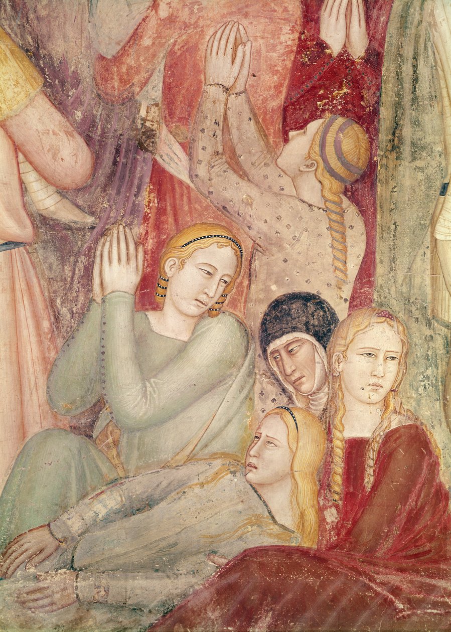 La Prédication de Saint Pierre Martyr, c.1366-68 (détail) - Andrea di Bonaiuto