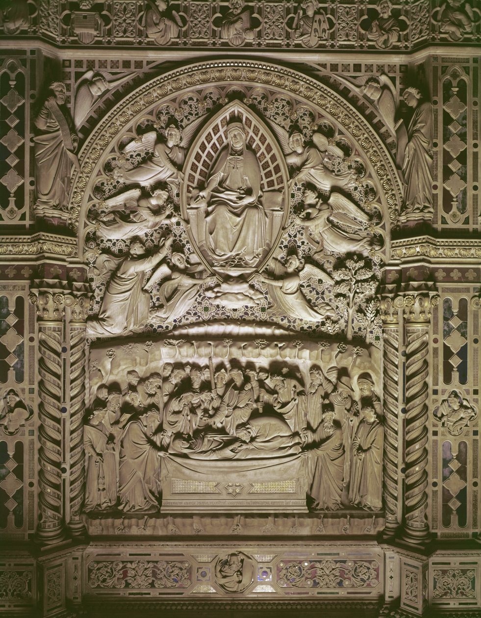 Mort et Assomption de la Vierge, 1349-59 - Andrea di Cione Orcagna