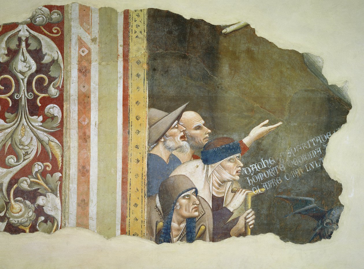 Le Triomphe de la Mort, fragment représentant des mendiants, 1348 - Andrea di Cione Orcagna