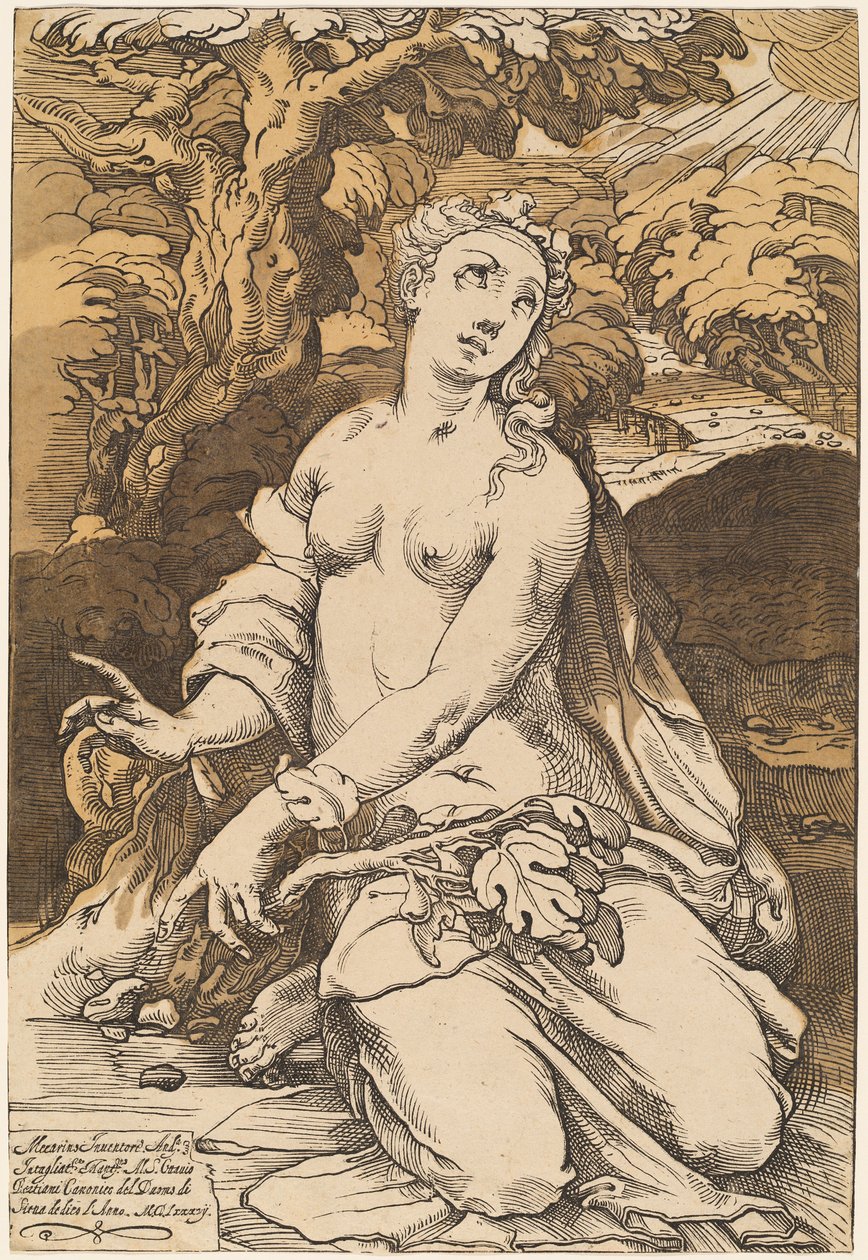 Ève, 1587 - Andrea Andreani
