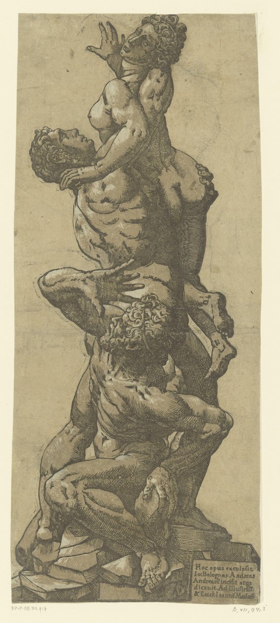 Enlèvement des Sabines - Andrea Andreani