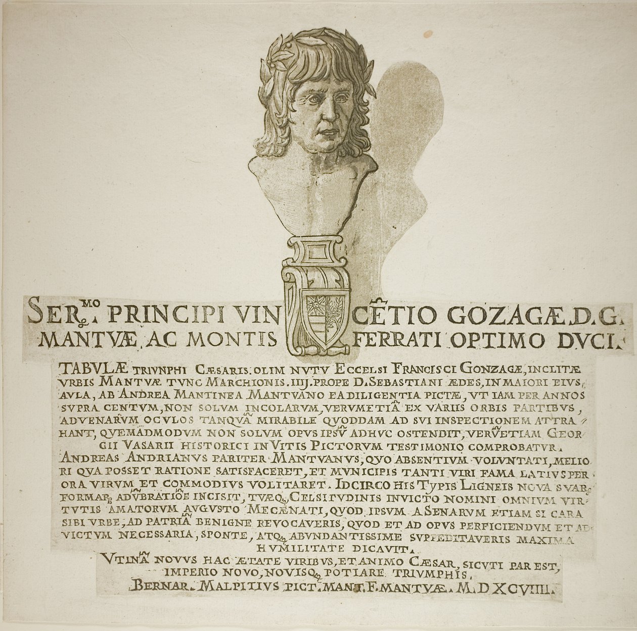 Le triomphe de César - Andrea Andreani