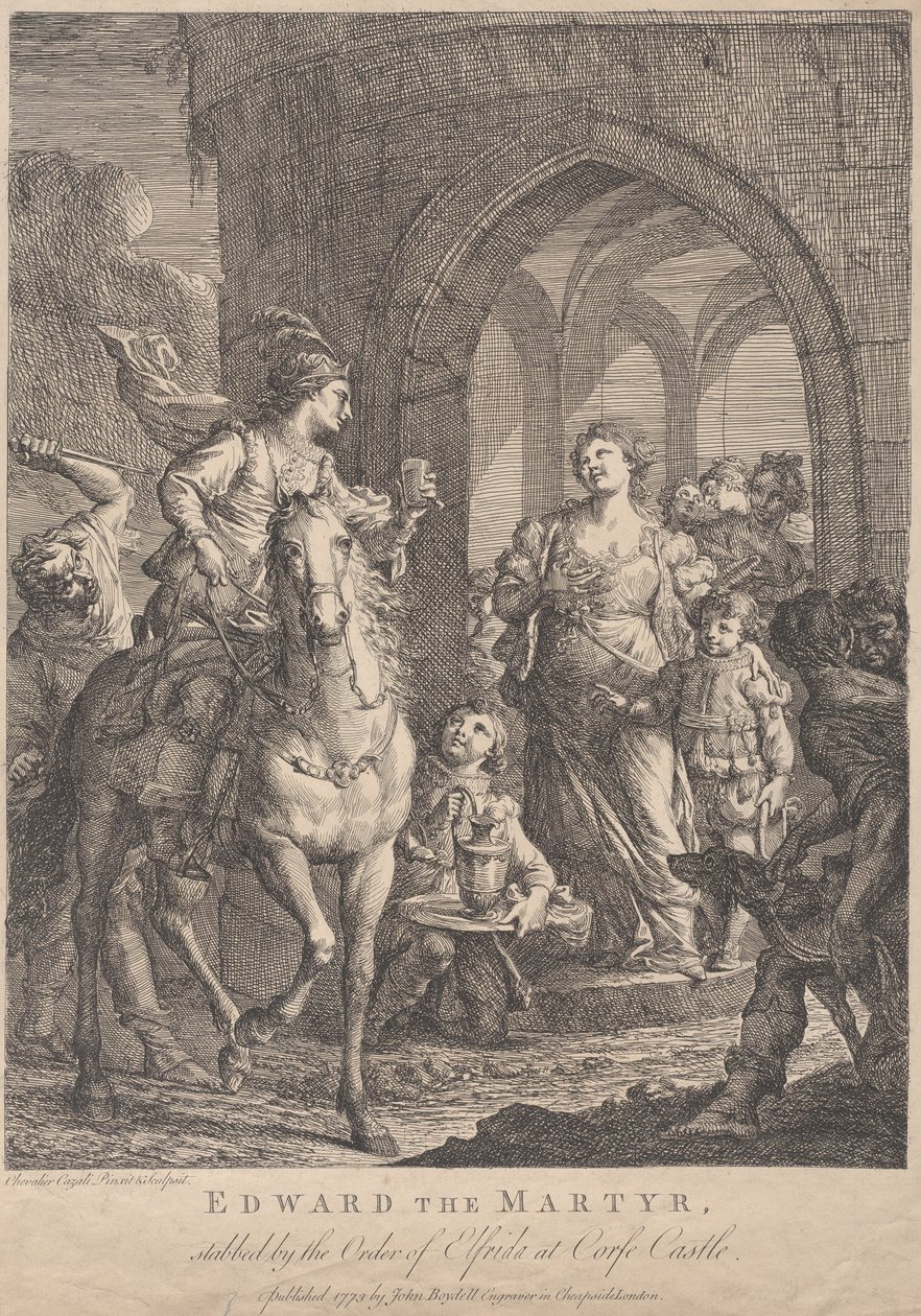 Édouard le Martyr, 1773 - Andrea Casali