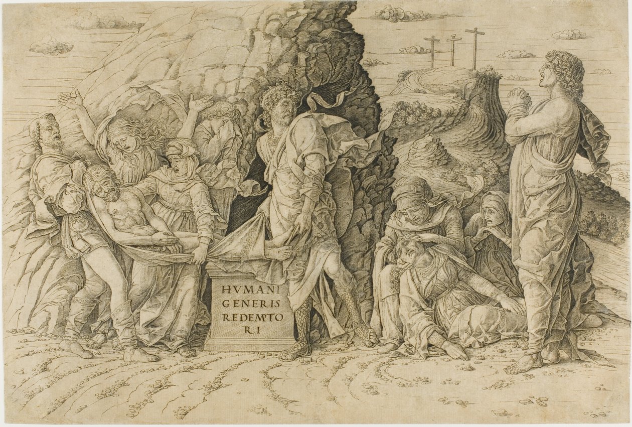 La Mise au tombeau - Andrea Mantegna