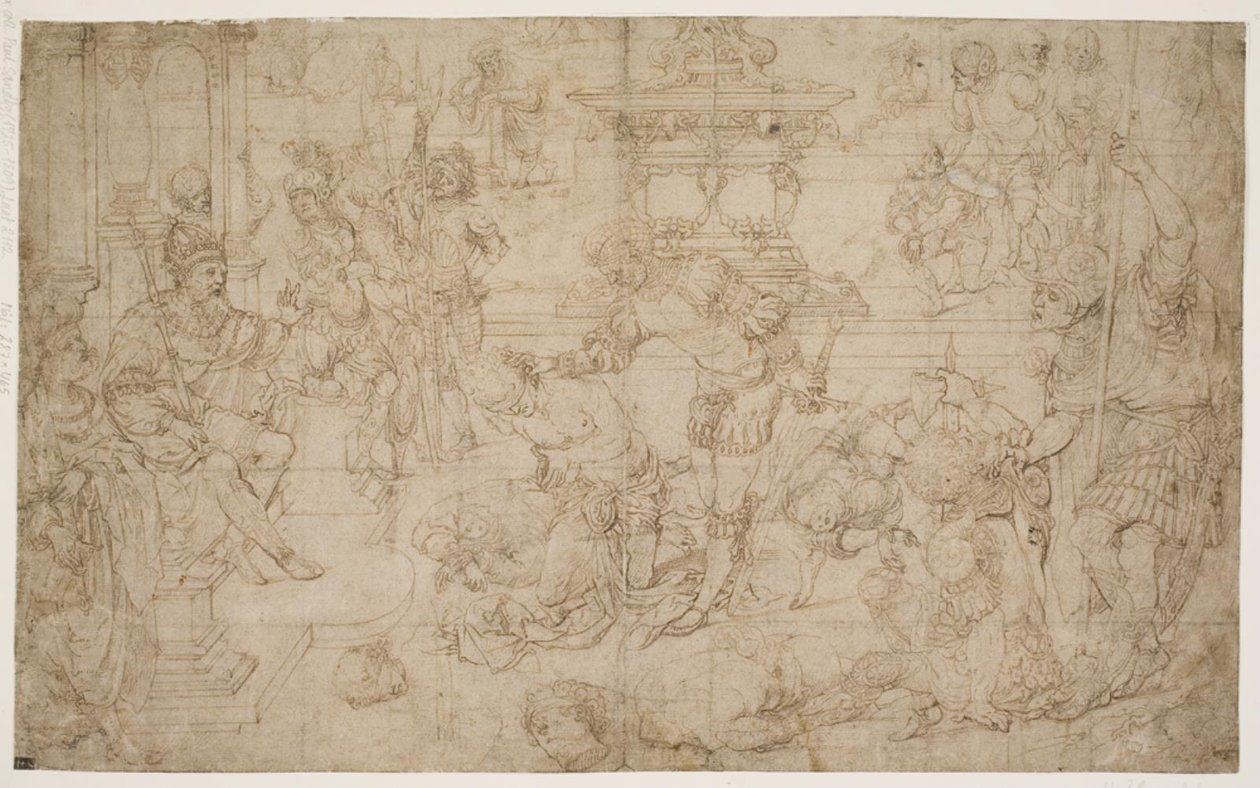 Le martyre des dix mille chrétiens - Andrea Mantegna