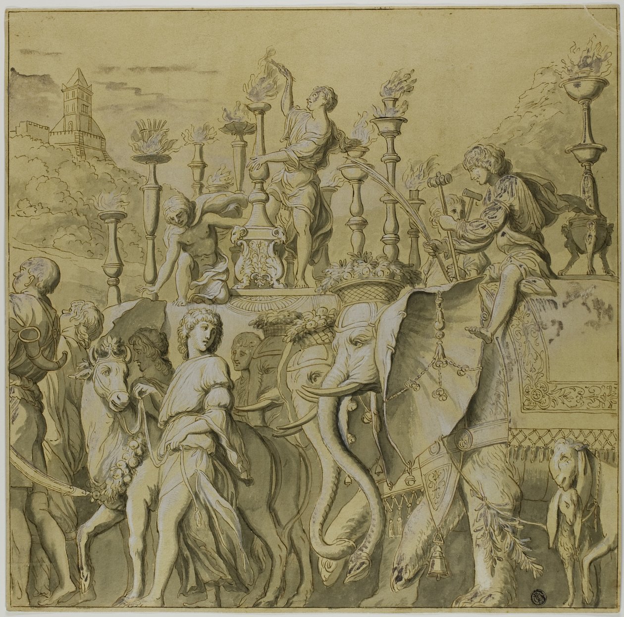Triomphes de Jules César : Toile n° V - Andrea Mantegna