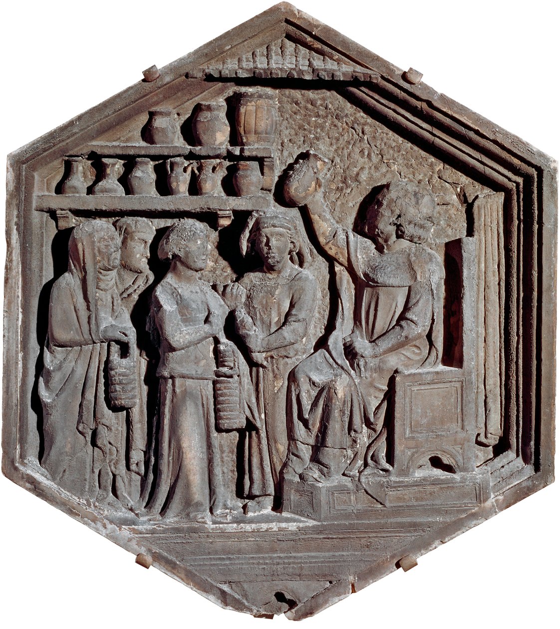 Allégorie de la médecine. (Bas-relief) - Andrea Pisano