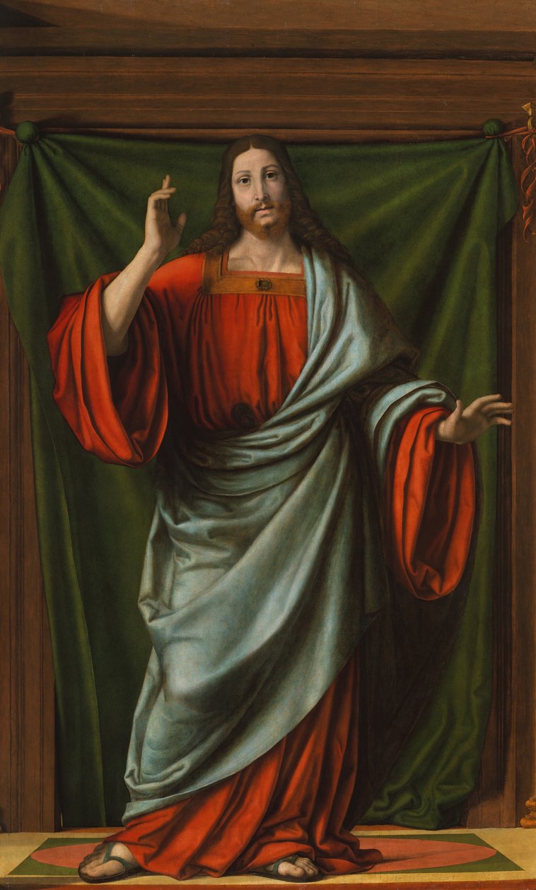 Christ bénissant, c.1520 - Andrea Solario