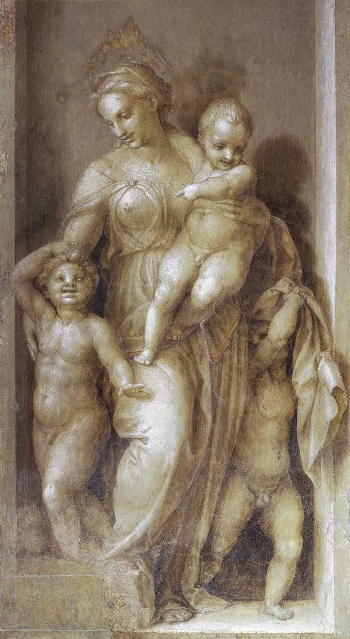 Charité - Fresque - Andrea del Sarto