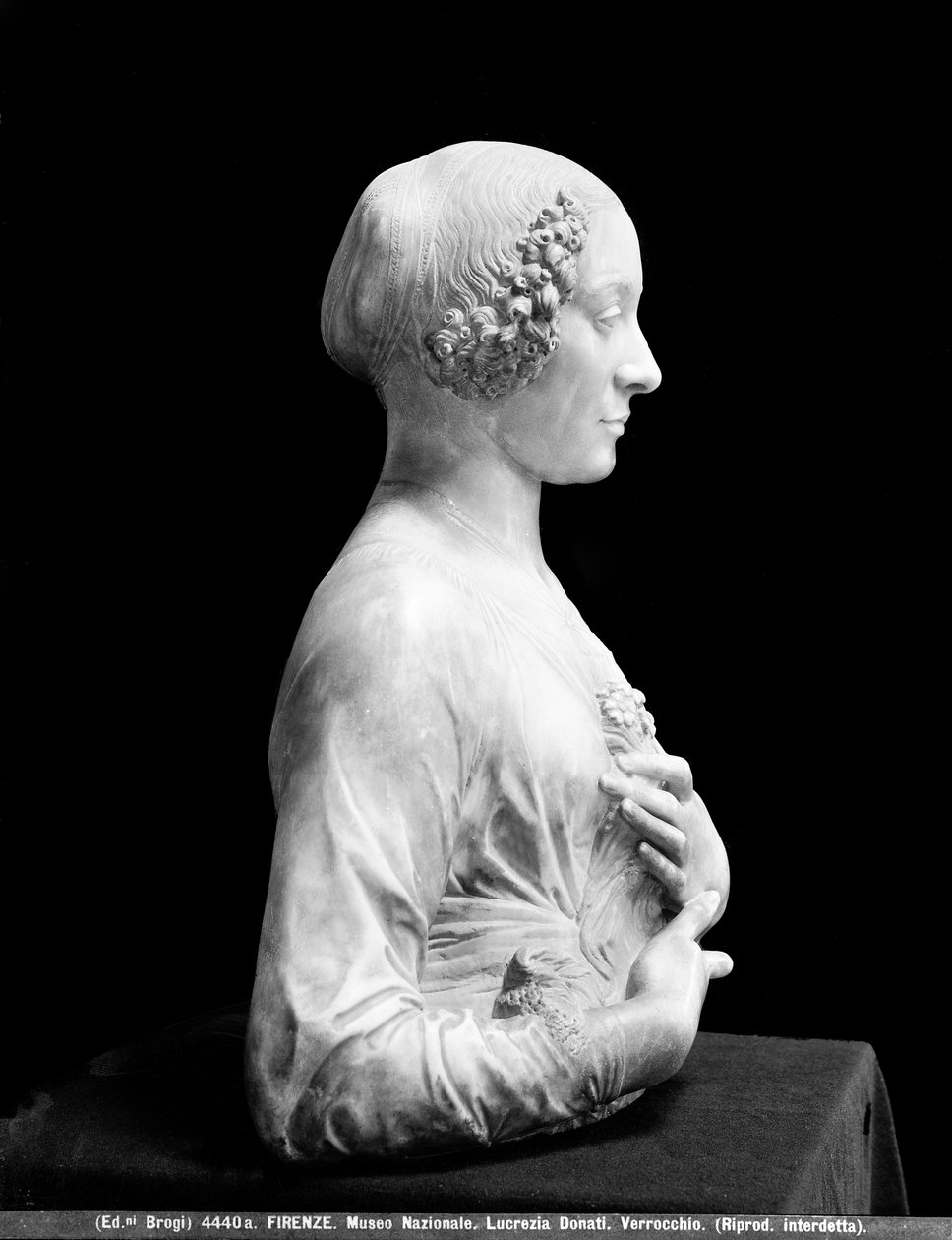 Dame avec un bouquet (marbre) - Andrea del Verrocchio