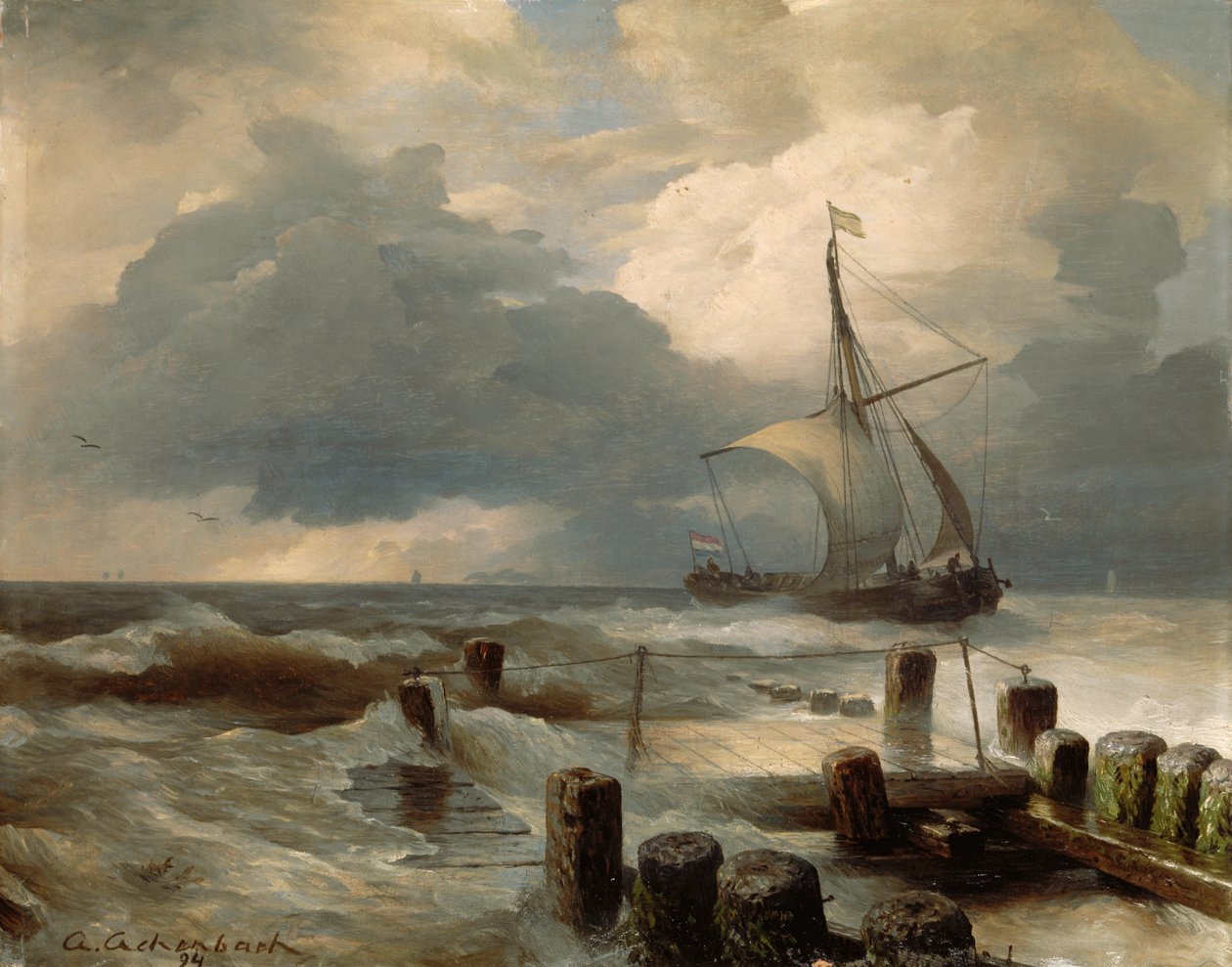 Paysage marin - Andreas Achenbach