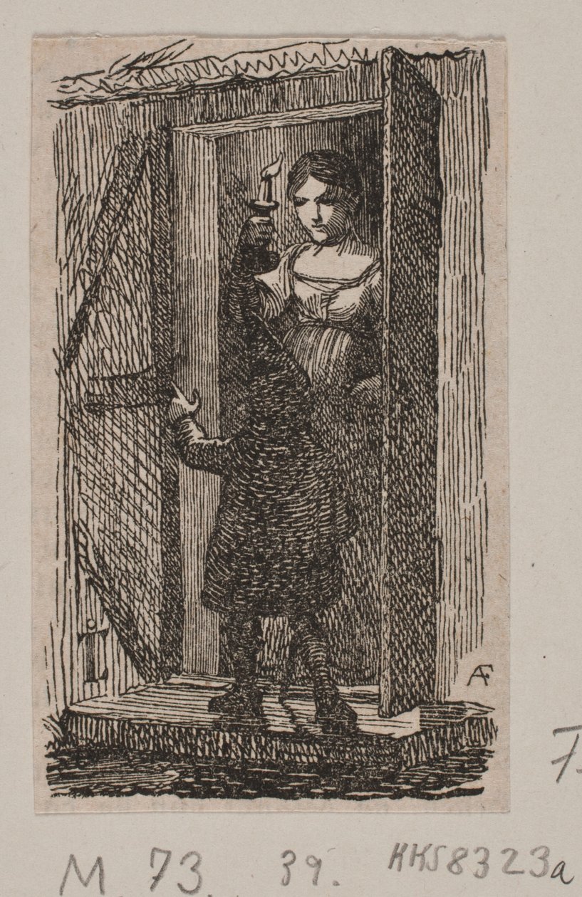 Illustration de "La sage-femme et le troll" - Andreas Flinch