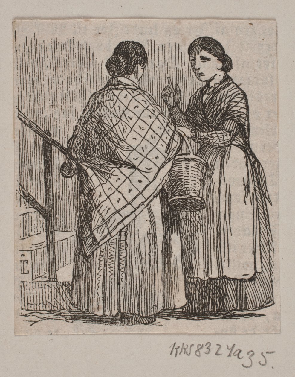 Deux servantes en conversation - Andreas Flinch