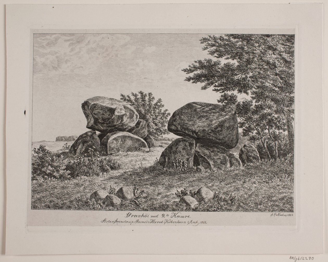 Tumulus près de Søster Svenstrup - Andreas Peter Madsen