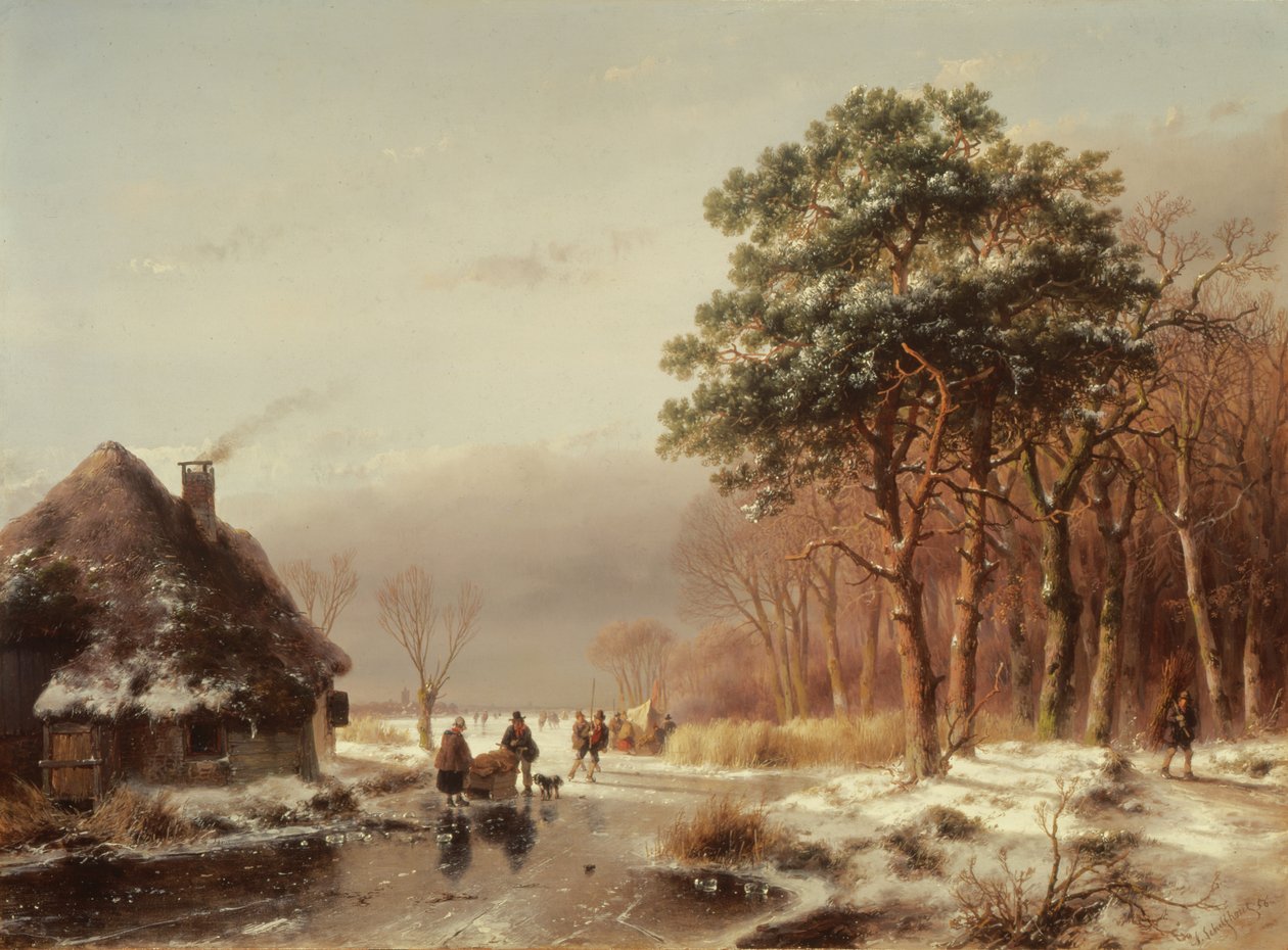 Le Bord de la Forêt - Andreas Schelfhout