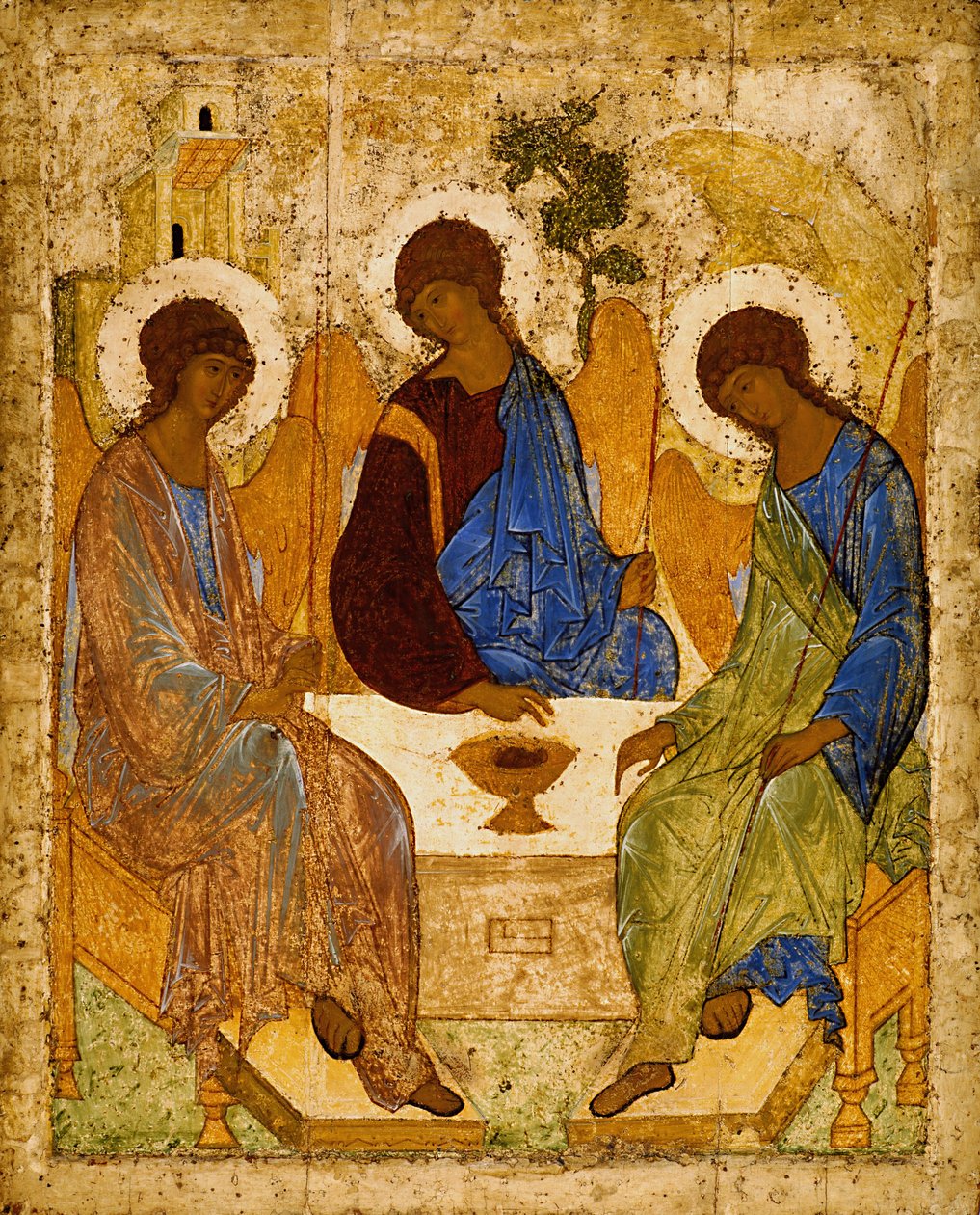 Russe : "Trinité" Sainte Trinité (Troitsa) - Andrei Rublev
