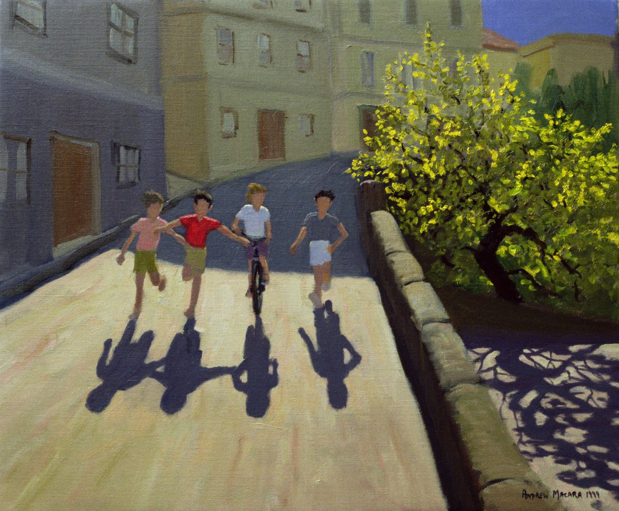 Enfants courant, Lesbos, 1999 - Andrew Macara
