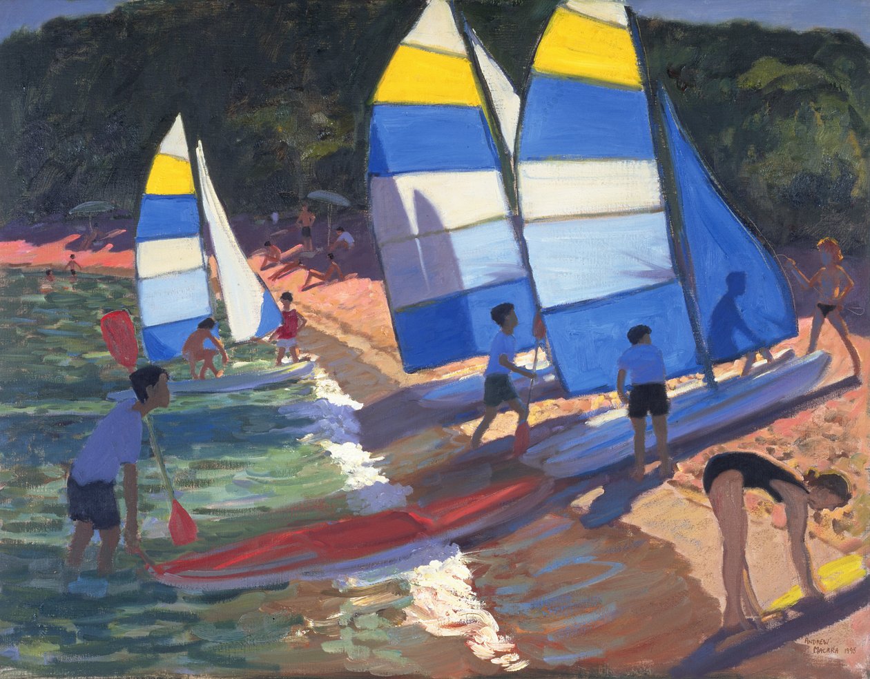 Voiliers, sud de la France, 1995 - Andrew Macara