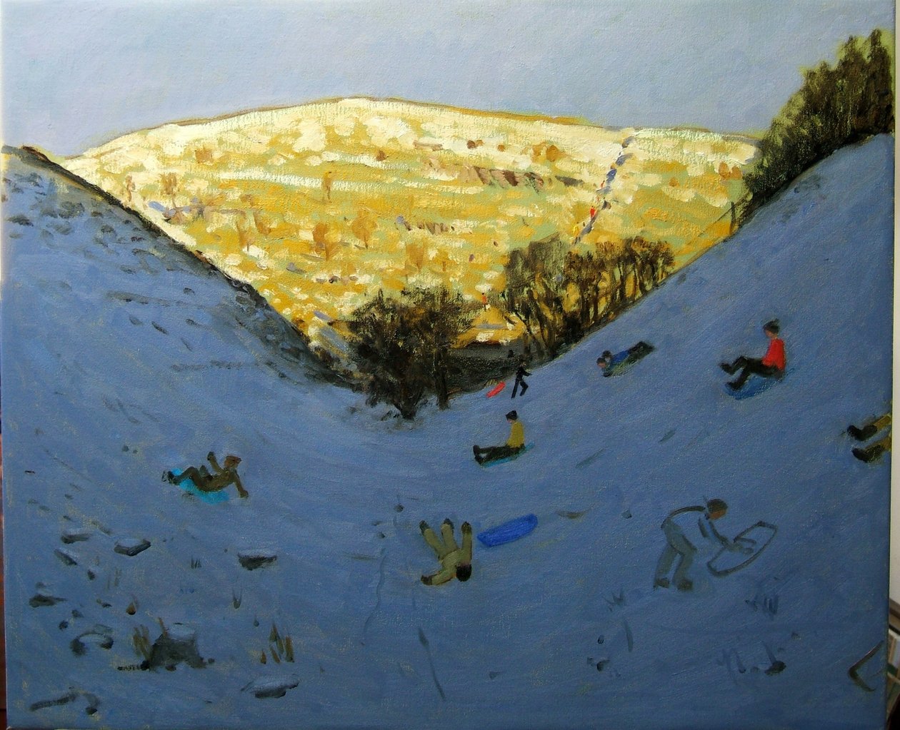 Vallée et colline ensoleillée, Lathkill Dale, Derbyshire - Andrew Macara