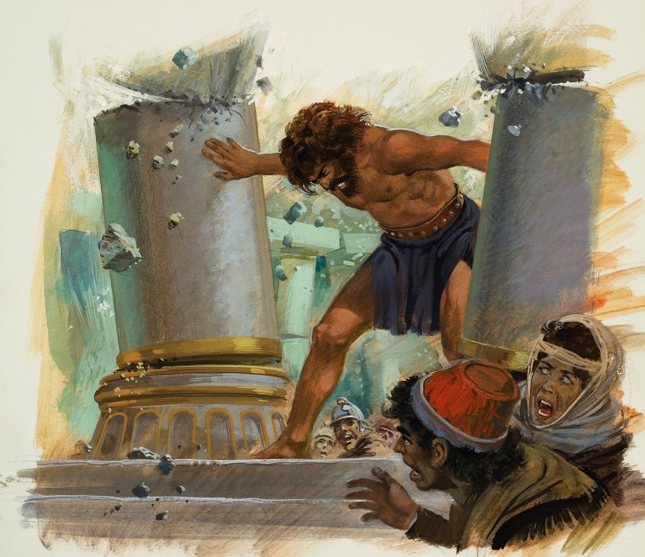 Samson (gouache sur papier) - Andrew Howat