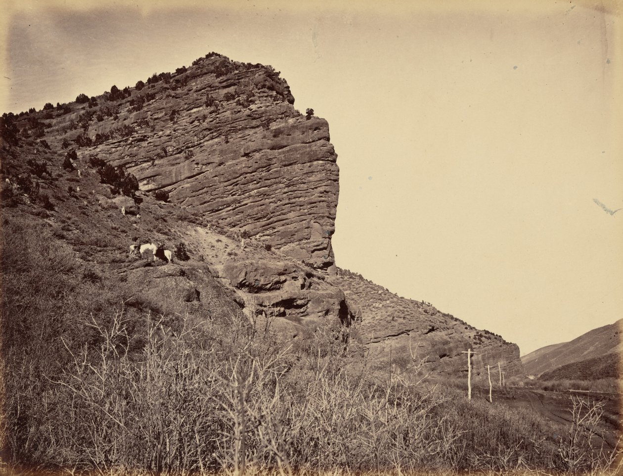 Planche 38. Rocher Great Eastern, 1869 (photo) - Andrew Joseph Russell