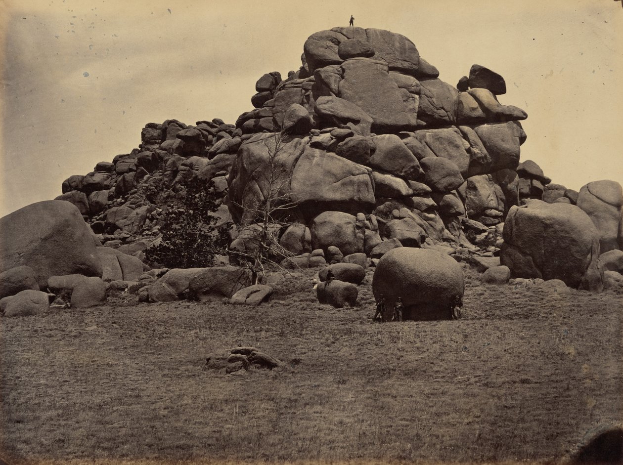 Planche 6. Rocher du Crâne, 1869 (photo) - Andrew Joseph Russell