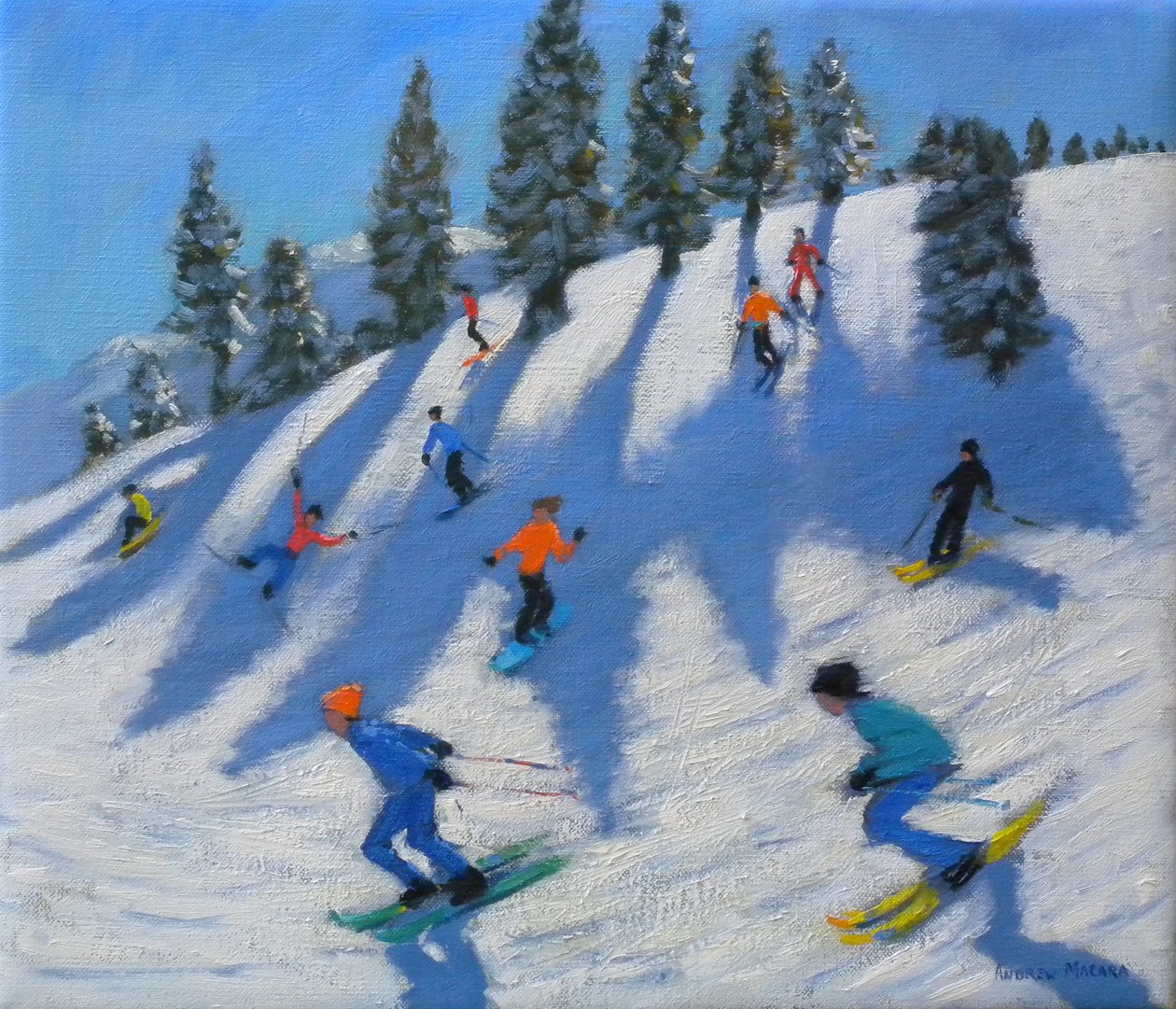 Skieurs, Lofer, 2010 - Andrew Macara