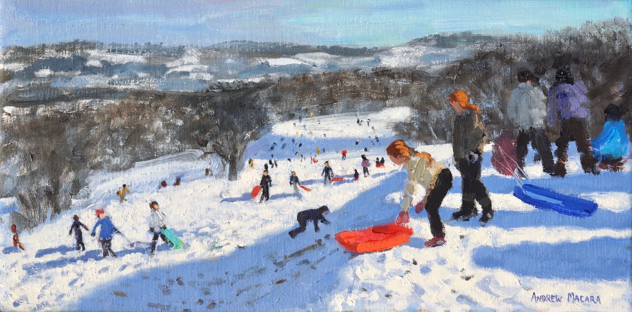 La luge rouge, Allestree Park, Derby, 2016 - Andrew Macara