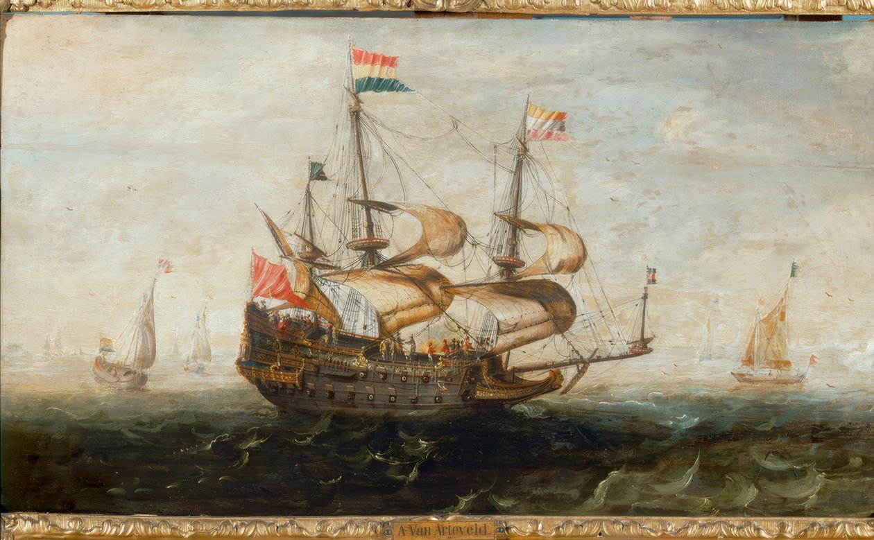 Navire hollandais - Andries van Eertvelt