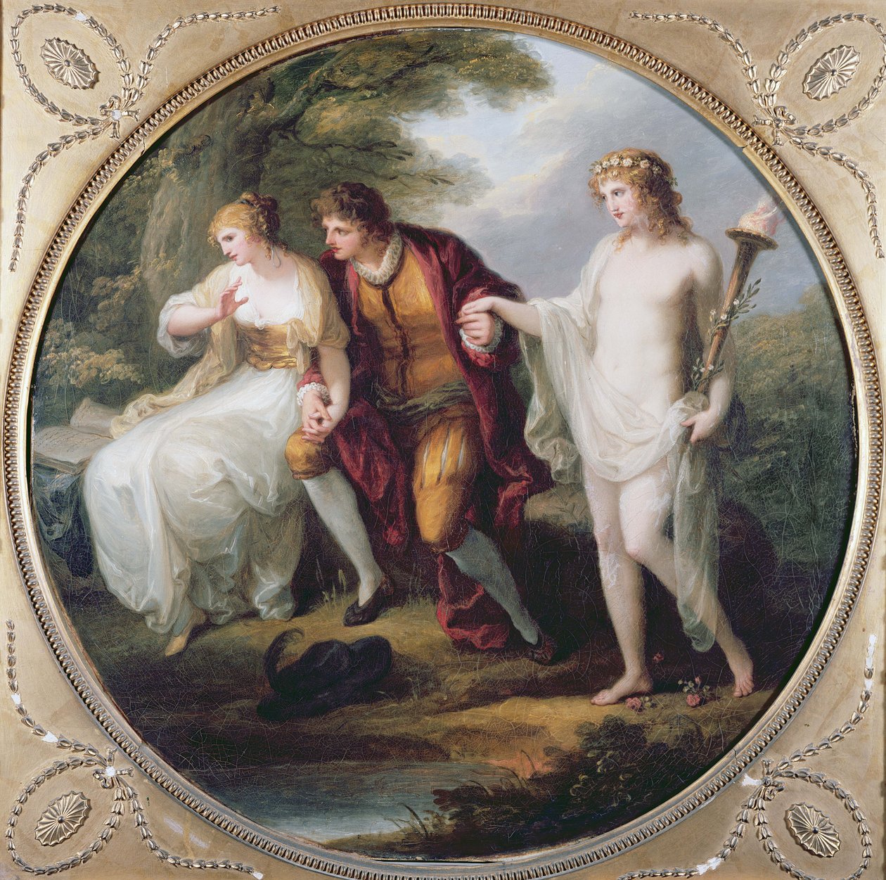 Abélard présentant Hymen à Héloïse - Angelica Kauffmann