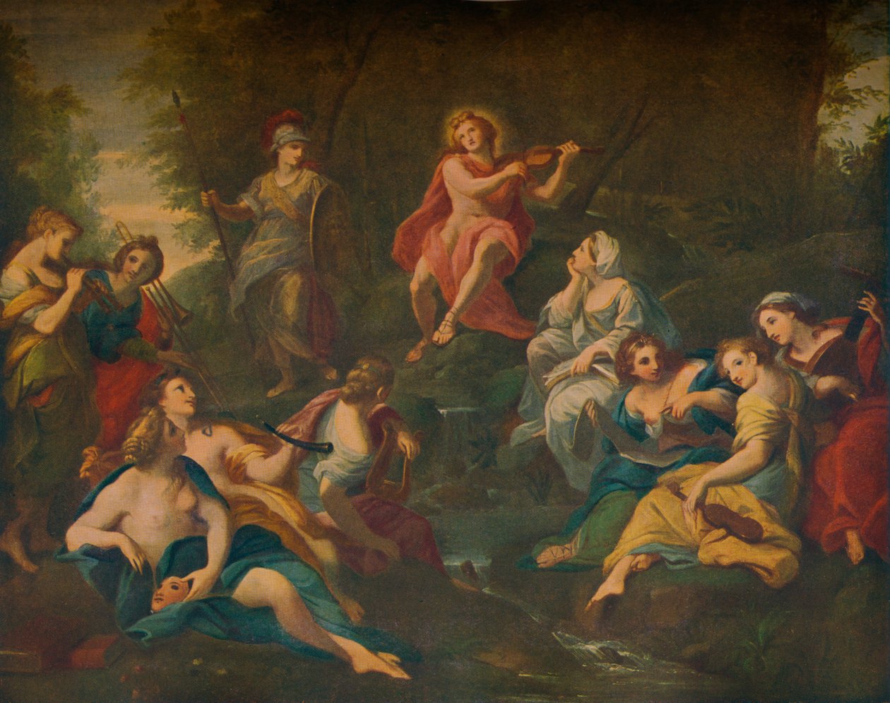 Apollon et les Muses, 1772 - Angelica Kauffmann