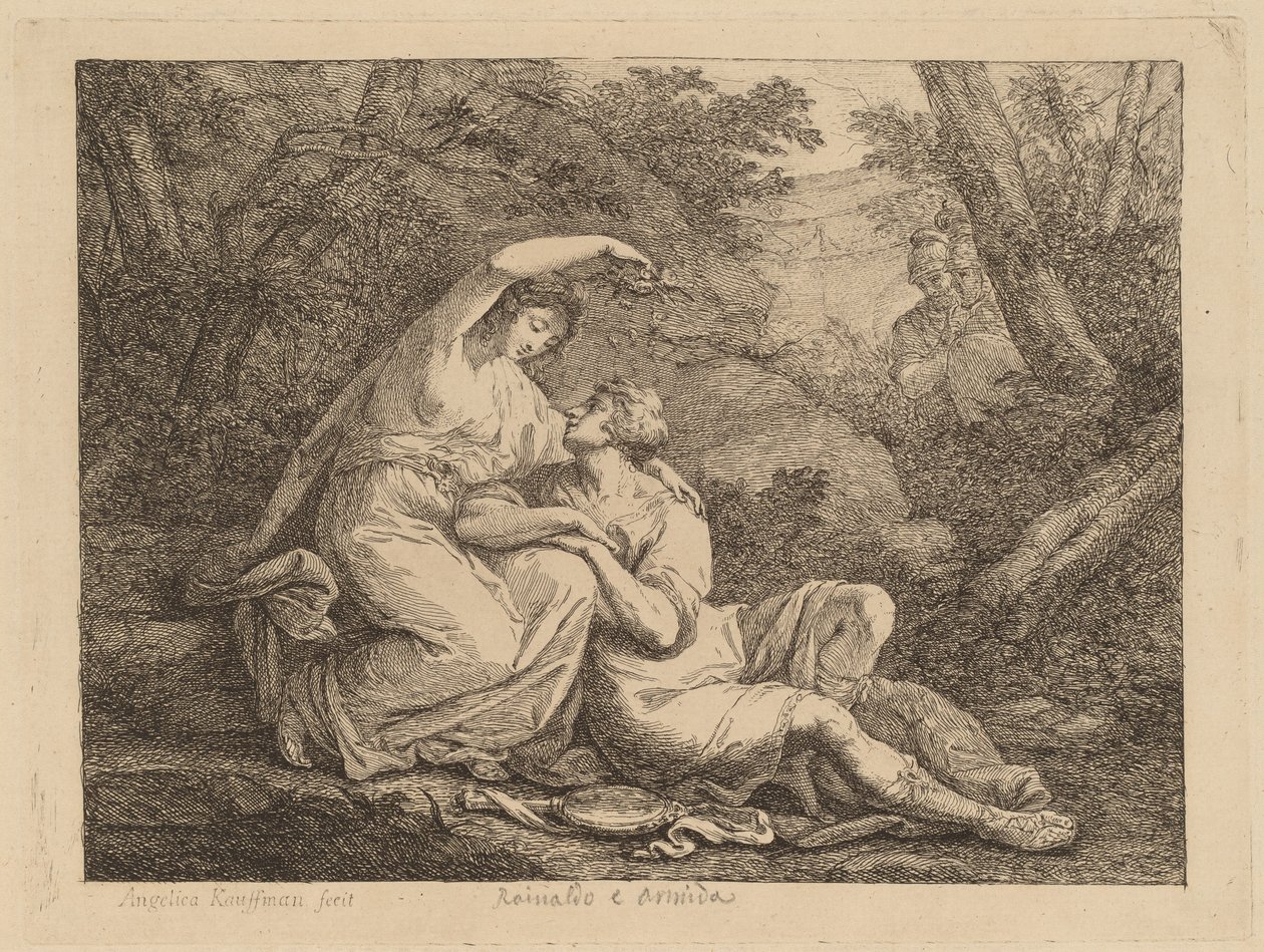 Renaud et Armide - Angelica Kauffmann