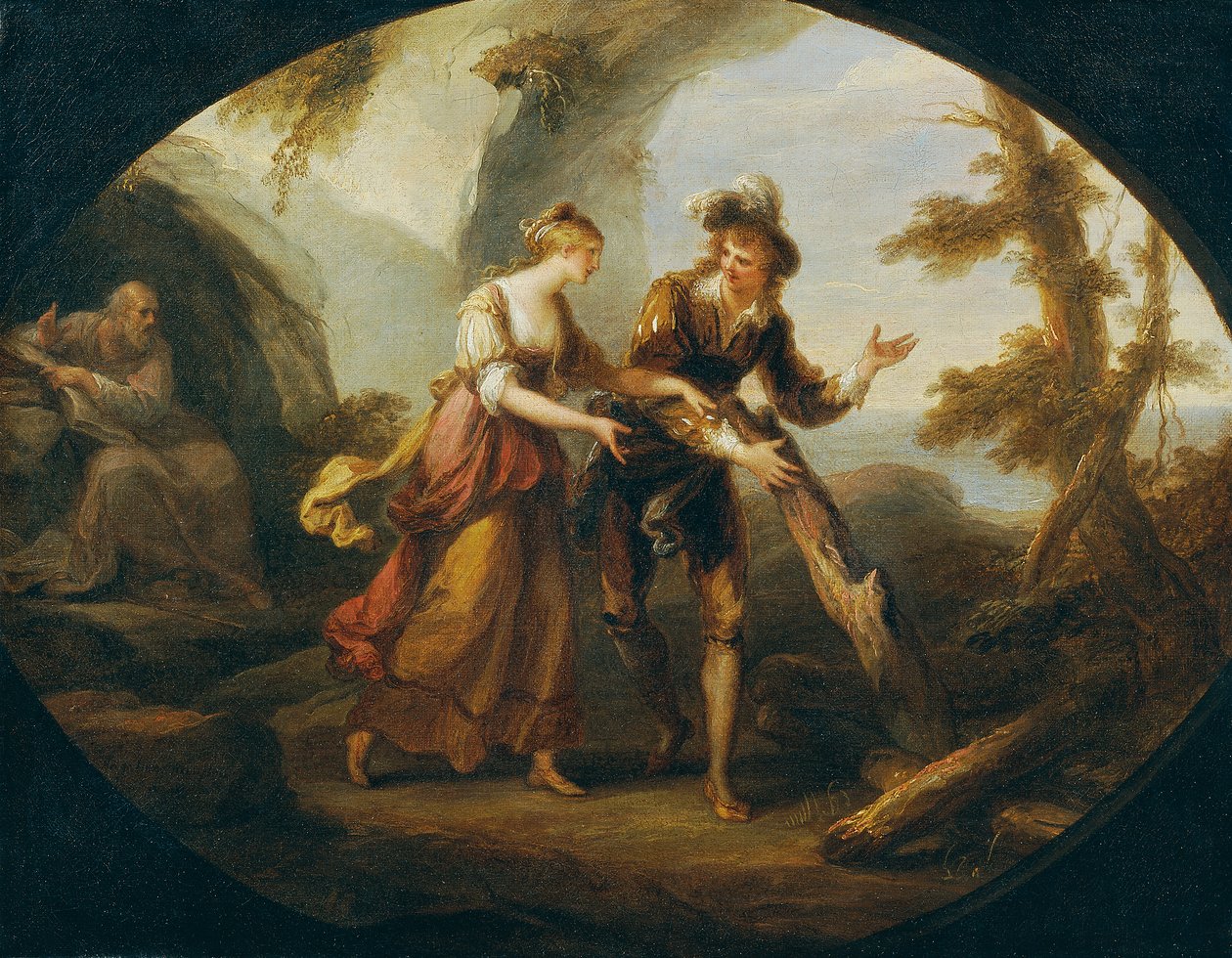 Miranda et Ferdinand - Angelica Kauffmann