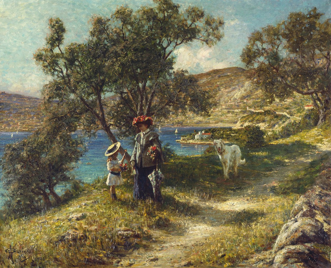 Cueillir des fleurs - Angelo Garino