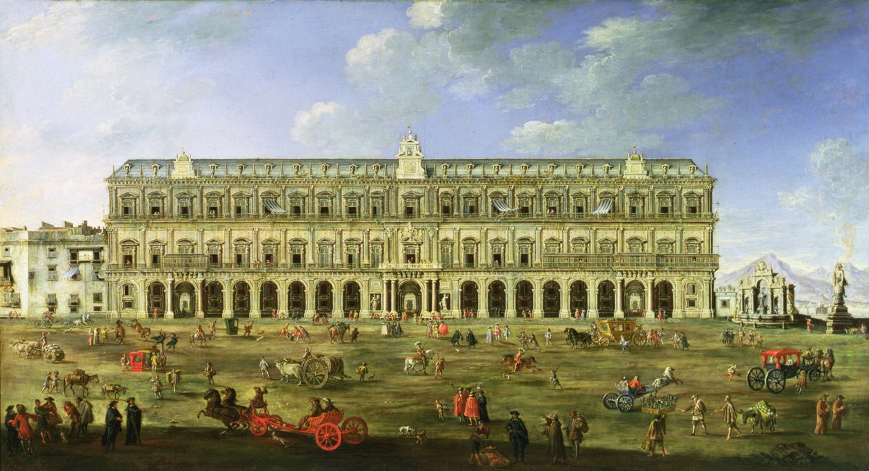 Vue du Palais de Naples - Angelo Maria Costa