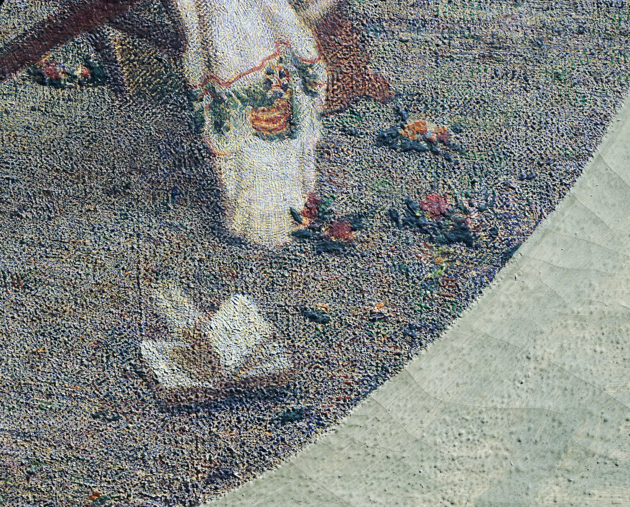 Avances (détail) - Angelo Morbelli
