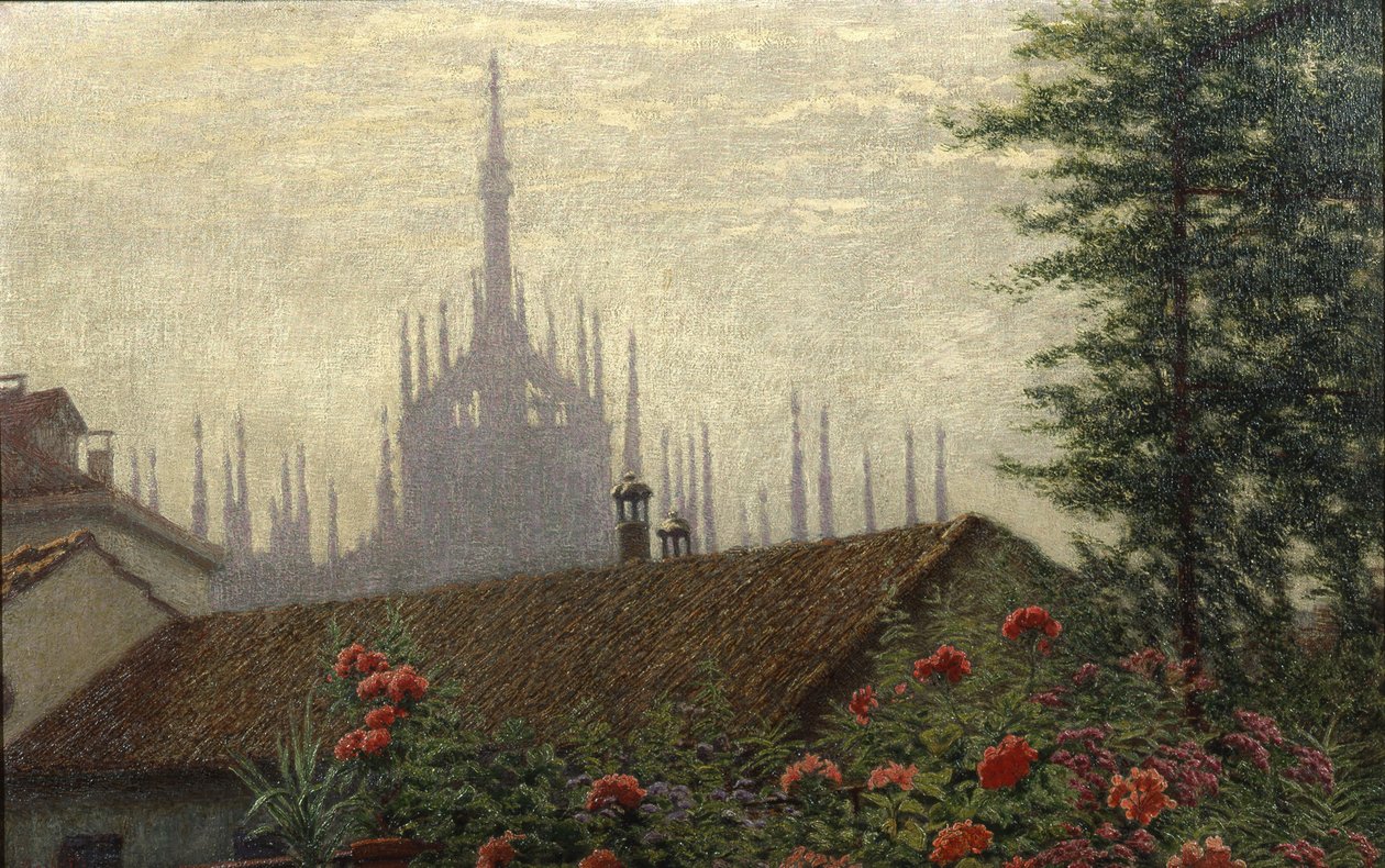 Les tours du Duomo, 1900-1901 - Angelo Morbelli