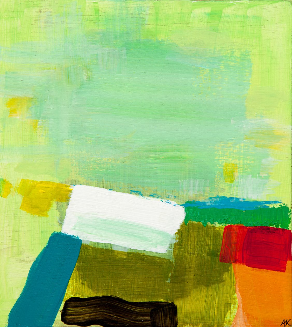 Paysage : Rouge et citron vert - Angie Kenber