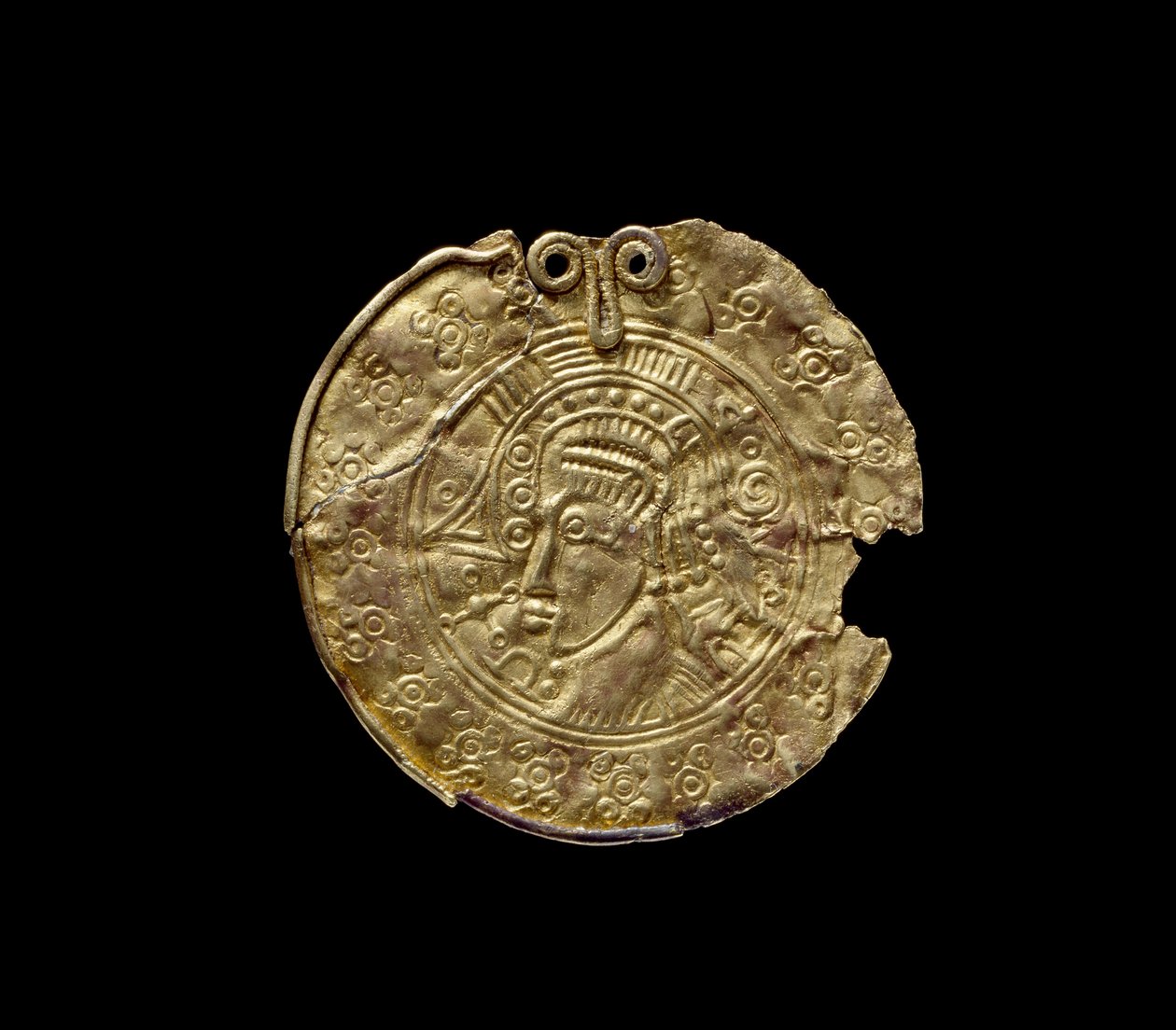 Le bractéate de St Giles (or) - Anglo Saxon