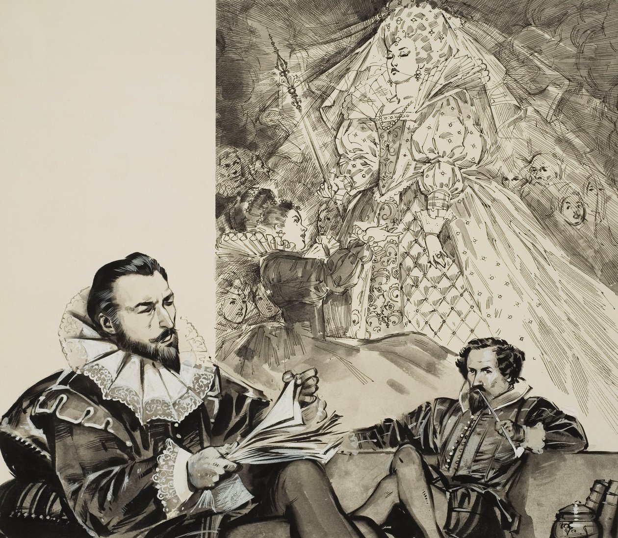 Faerie Queene (gouache sur papier) - Angus McBride
