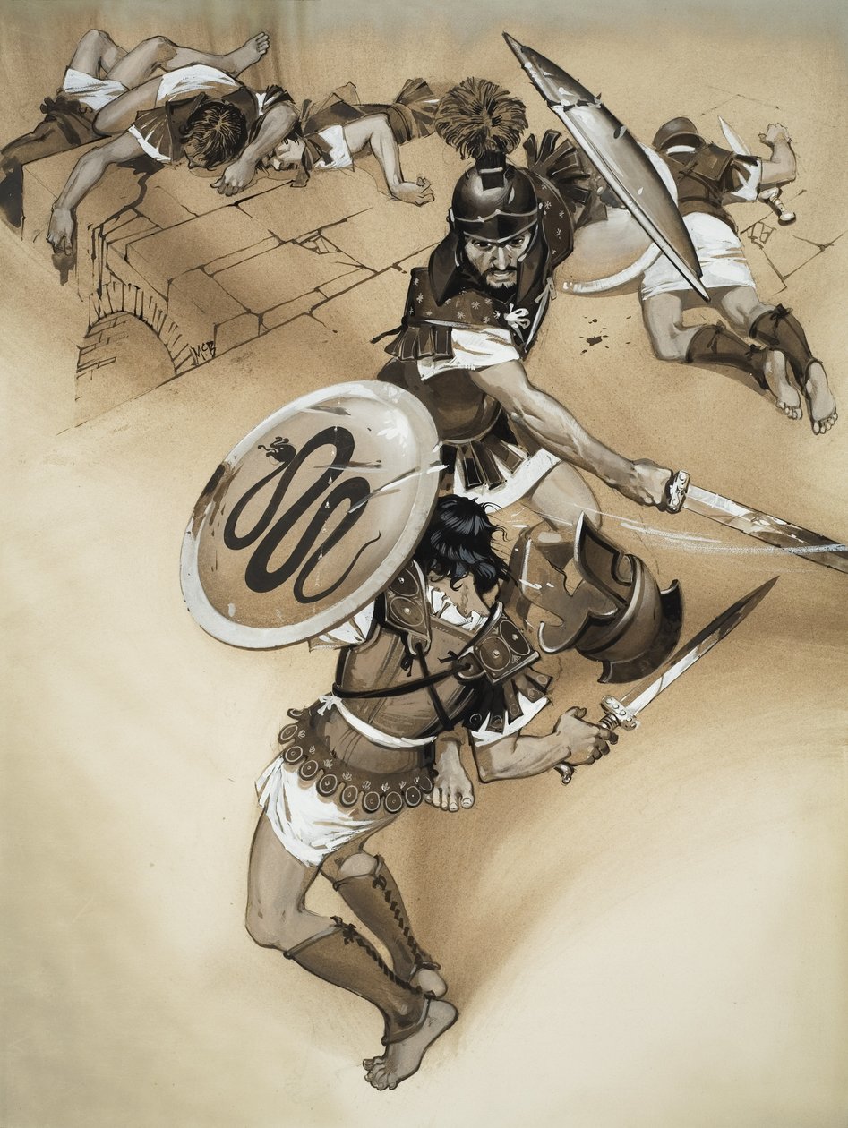 Horatii (gouache sur papier) - Angus McBride