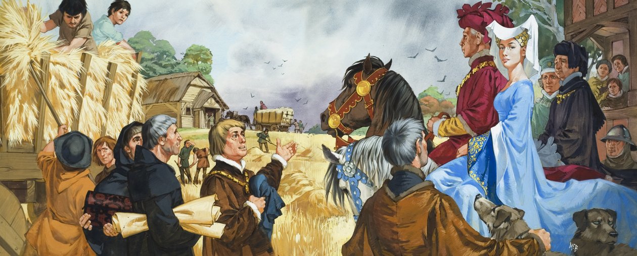 Propriétaire et locataire (gouache sur papier) - Angus McBride
