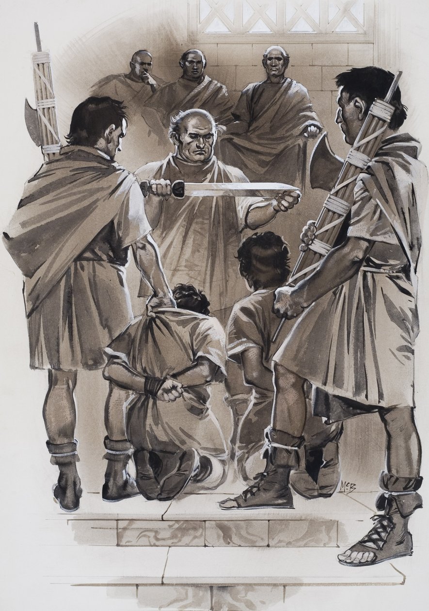 Lucius Junius Brutus (gouache sur papier) - Angus McBride