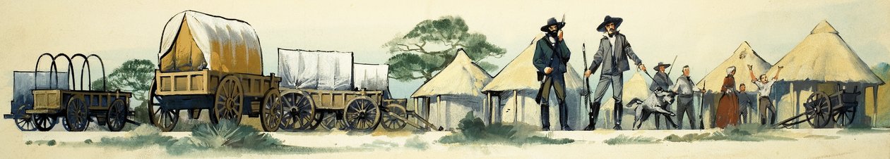 Pionniers au Mashonaland, Afrique - Angus McBride