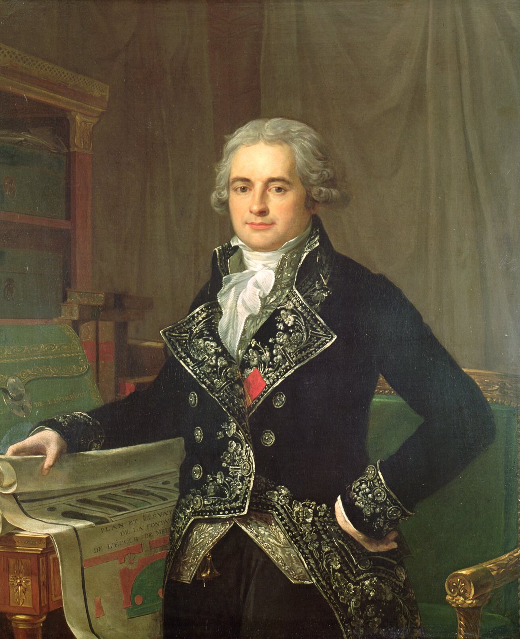 Portrait de Jean Antoine Chaptal (1756-1832) Comte de Chanteloup - Anicet Charles Lemonnier